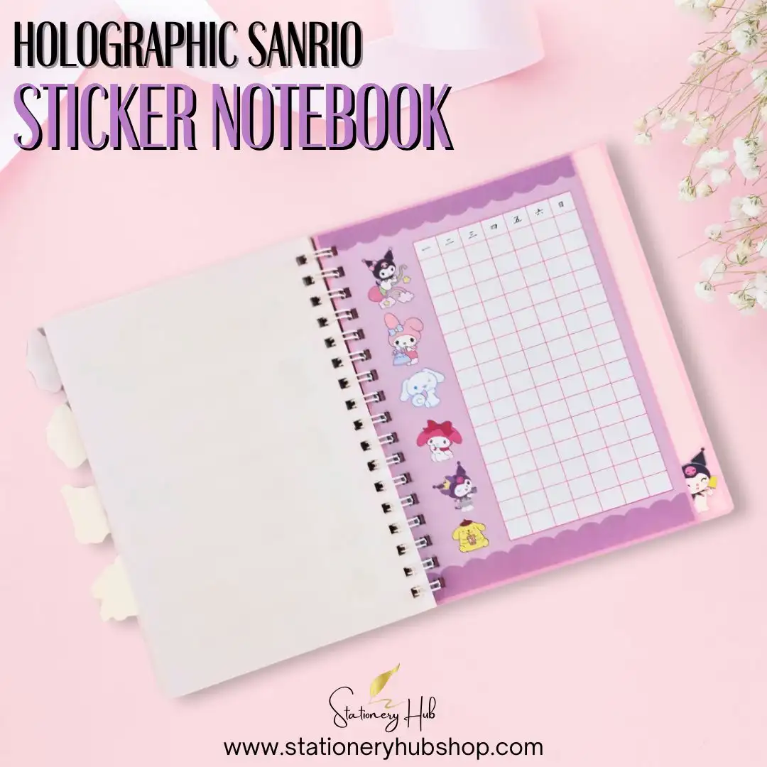 Holographic Sanrio Sticker Notebook - Design 1 - Image 7