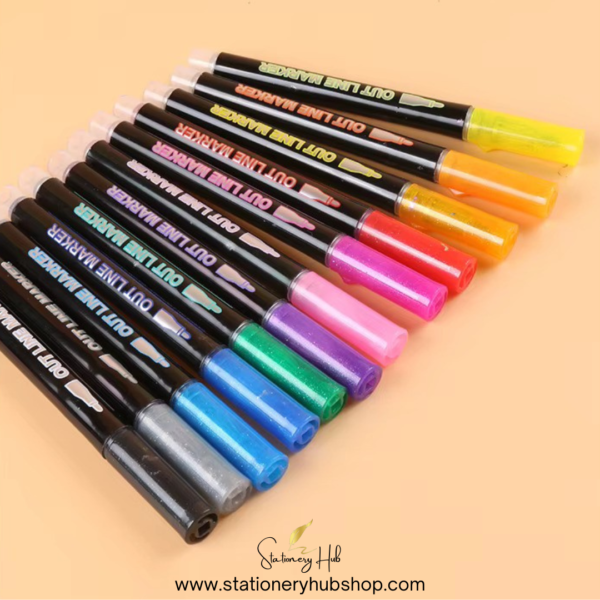 Giorgione Outline Marker - 12 Colors - Image 2