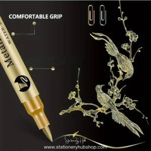 Gold Metallic Brush Marker – For Art, Calligraphy & Crafts