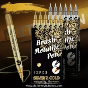 Gold Metallic Brush Marker – For Art, Calligraphy & Crafts