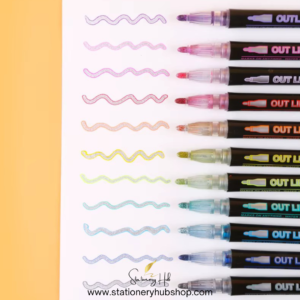 Giorgione Outline Marker – 12 Colors