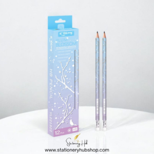 Yalong Premium HB Gradient Pencils – 12 Pcs Pack (Plum Blossom, Orchid, Bamboo & Chrysan Themum)