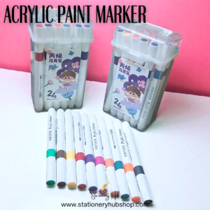 Premium Acrylic Paint Markers (24 Color sets)