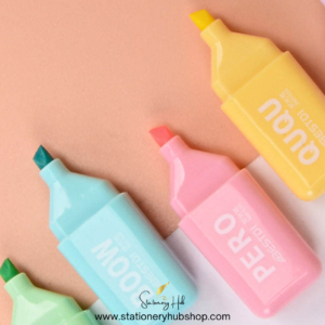 Bear Fluorescence Highlighter Set – 4 Colors