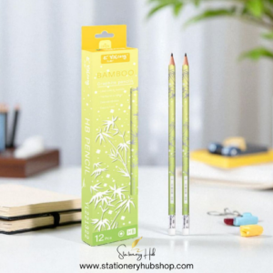 Yalong Premium HB Gradient Pencils – 12 Pcs Pack (Plum Blossom, Orchid, Bamboo & Chrysan Themum)
