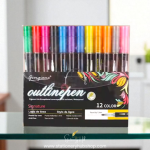 Giorgione Outline Marker – 12 Colors