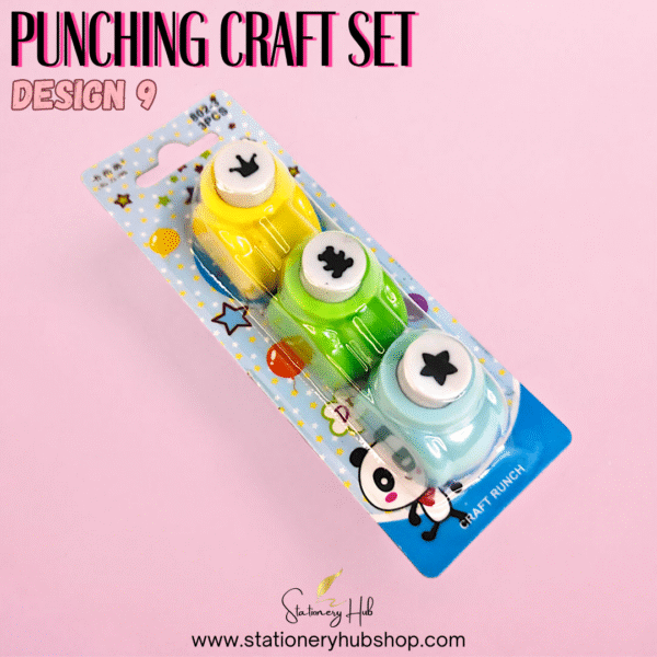 Craft Paper Punch Set - 3 Pcs - Image 10