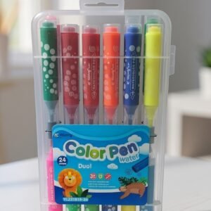 Yalong Watercolor Dual markers 24colors (brush tip + stamp side)