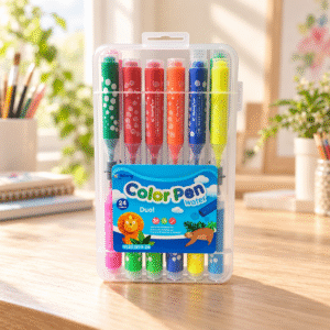 Yalong Watercolor Dual markers 24colors Set(brush tip + stamp side)