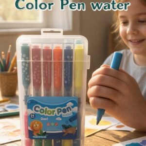 Yalong Watercolor Duo markers 24colors (brush tip + stamp side)