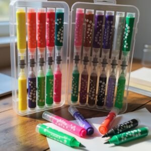 Yalong Watercolor Duo markers 24colors (brush tip + stamp side)