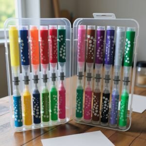 Yalong Watercolor Duo markers 24colors (brush tip + stamp side)