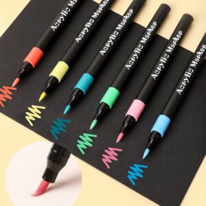 Premium Acrylic Brush tip Paint Marker 36pc & 60pc Set (Waterproof Soft headed)