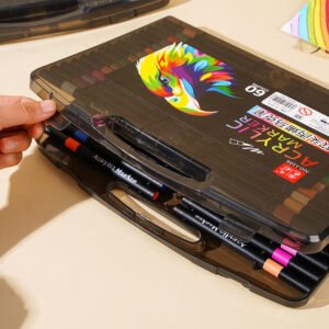 Premium Acrylic Brush tip Paint Marker 36pc & 60pc Set (Waterproof Soft headed)